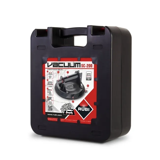 Rubi Heavy-Duty Suction Cup with Vacuum