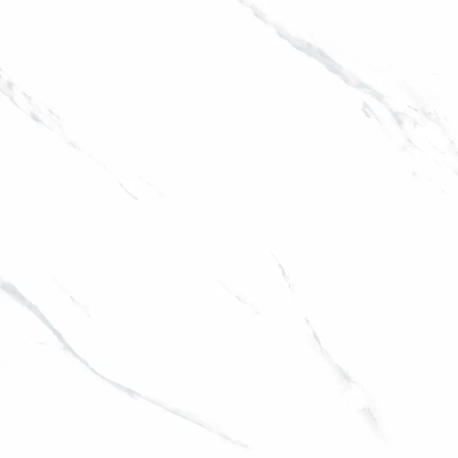 Alaskan Calacatta White Marble Effect Polished Porcelain Floor Tile