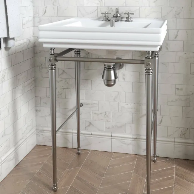 Carrara White Marble Effect Matt Skirting Wall Tiles