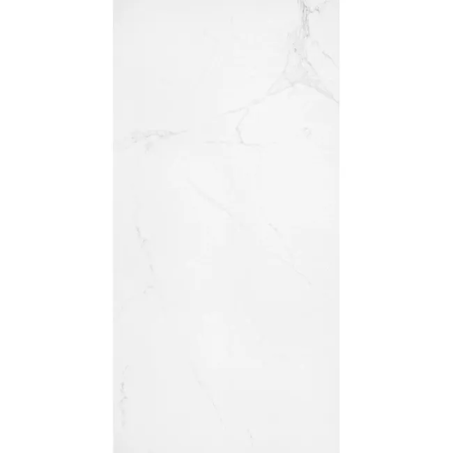 Carrara White Polished Marble Porcelain Floor Tile