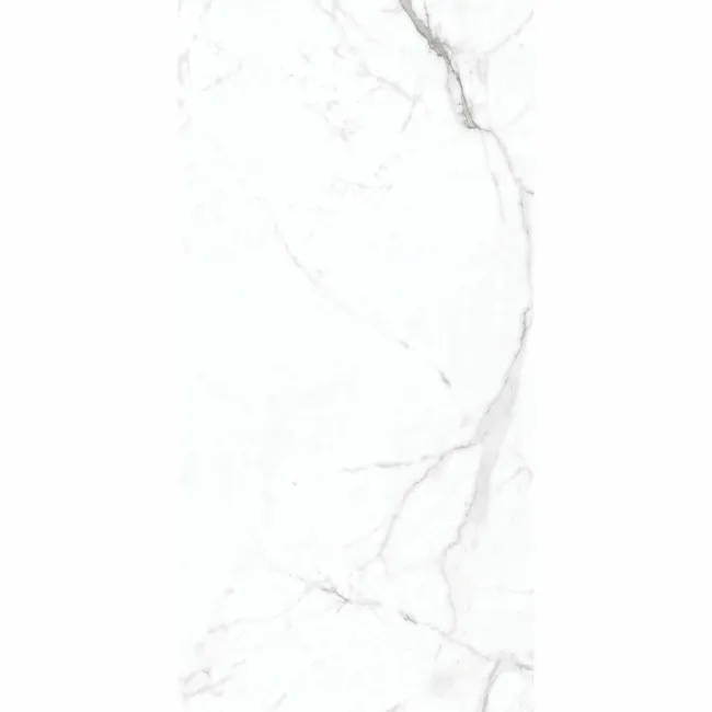 Carrera White Marble Effect Rectified Matt Porcelain Wall and Floor Tile