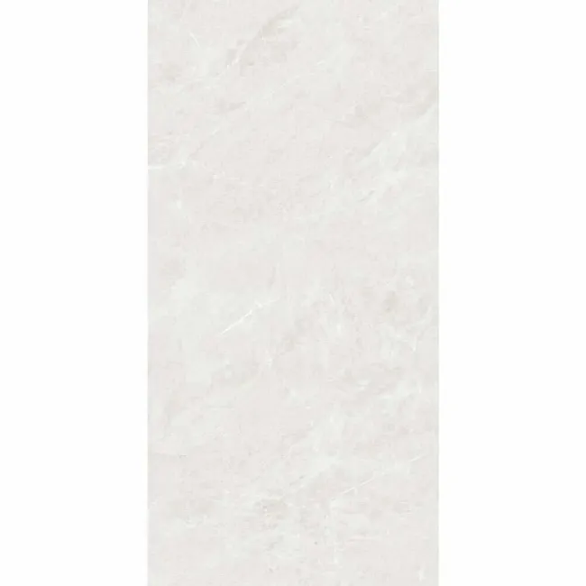 Cloud Grey Marble Effect Gloss Ceramic Wall Tile
