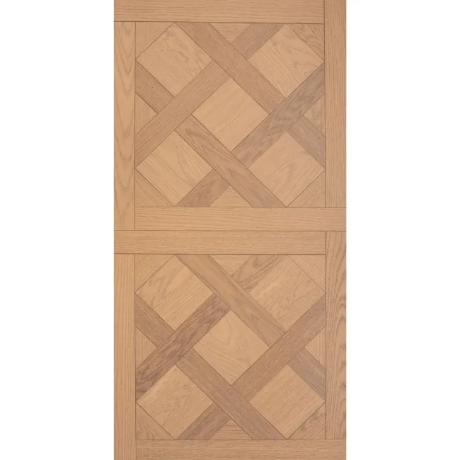 Clovelly Natural Oak Parquet Pattern Effect Laminate Flooring 12mm