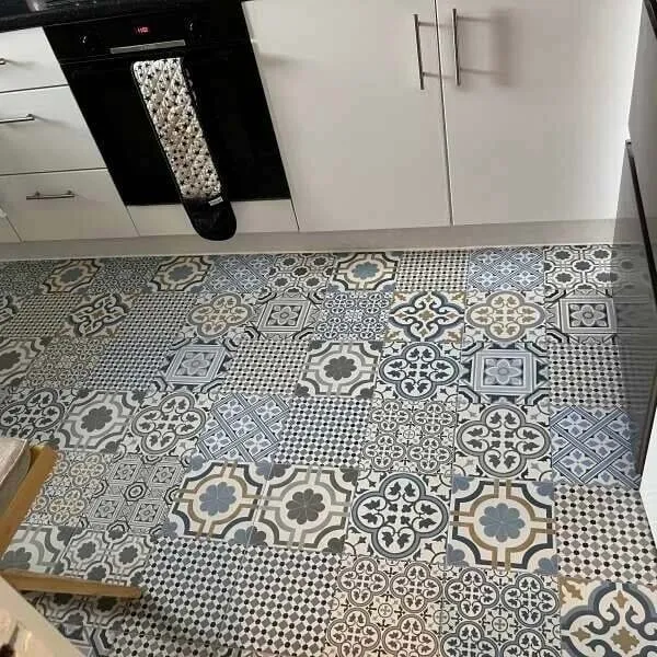 Windsor Multi Patterned Matt Porcelain Wall and Floor Tile