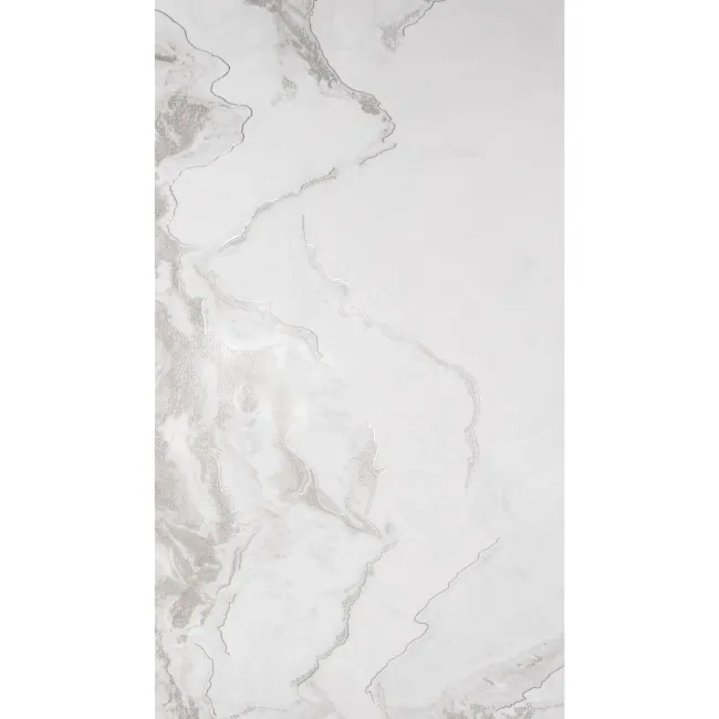 Fenndi Silver Marble Effect Polished Porcelain Tile