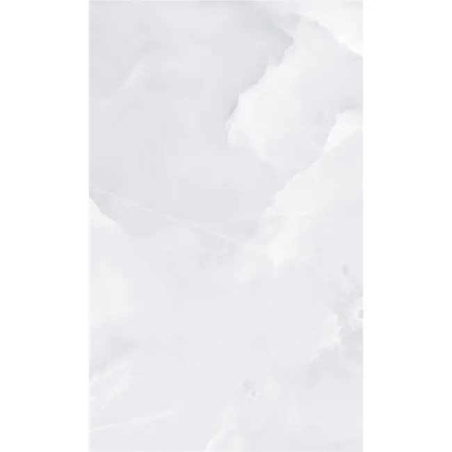 Garner White Onyx Marble Effect Gloss Ceramic Wall Tile
