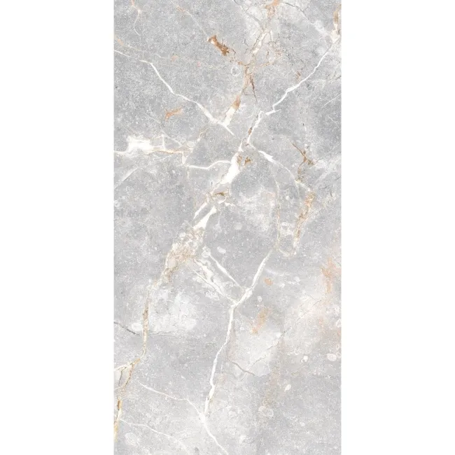 Harmony Light Grey Marble Effect Matt Porcelain Tile