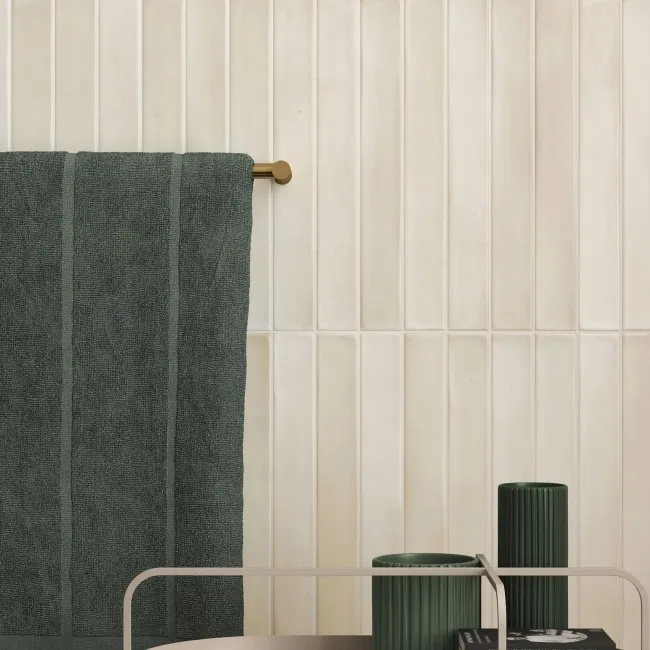 Massimo Ivory Brick Effect Matt Ceramic Wall Tile