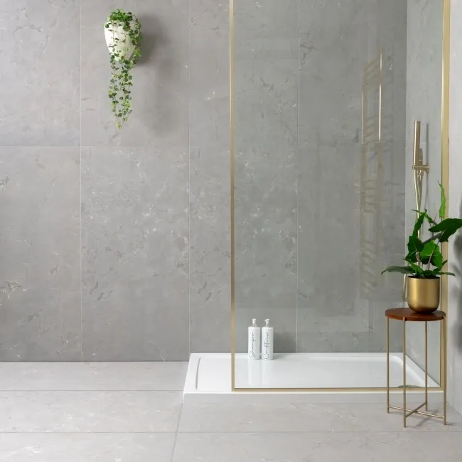 Neeko Grey Stone Effect Matt Porcelain Tile