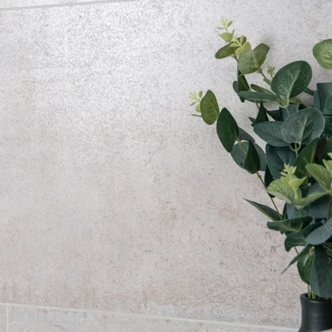 Oxide Light Grey Concrete Effect Matt Ceramic Wall Tile