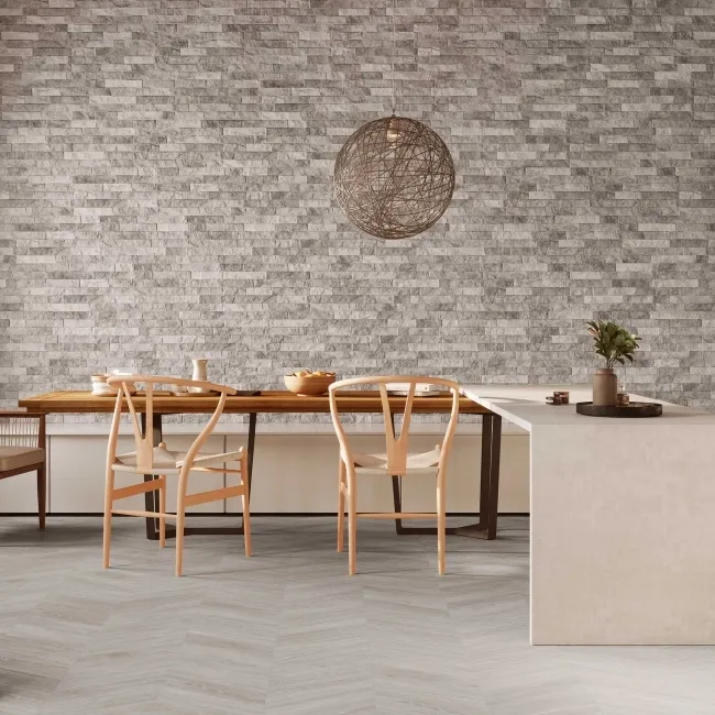 Ribera Grey Slate Effect Wall Tiles 