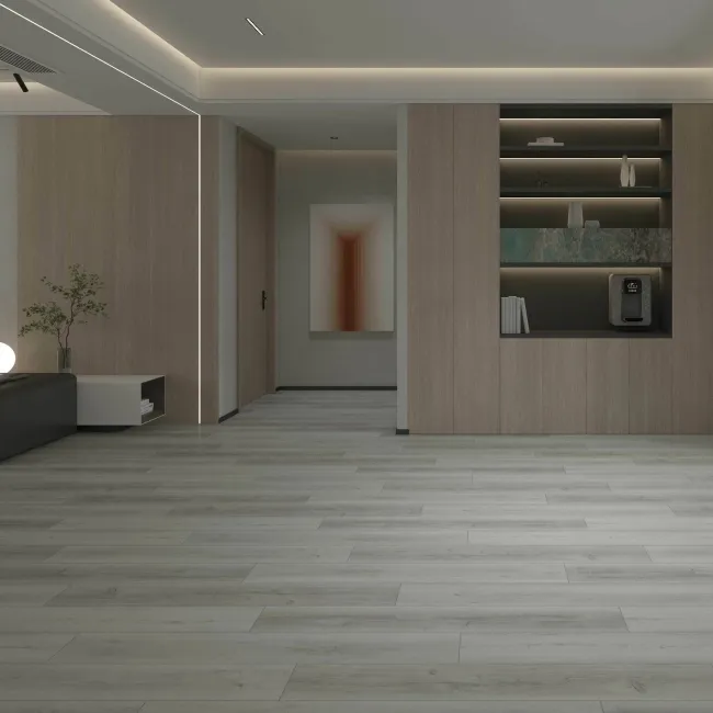 Sierra Grey Oak Effect Luxury Click Vinyl Flooring 5mm