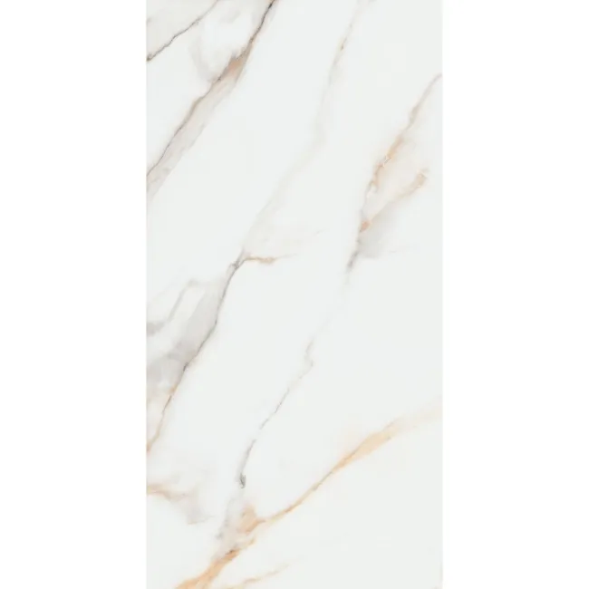 Lumiere Golden Grey Marble Effect Large Matt Vitrified Ceramic Tile