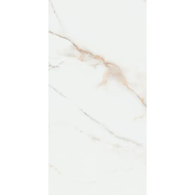 Lumiere Golden Grey Marble Effect Large Matt Vitrified Ceramic Tile