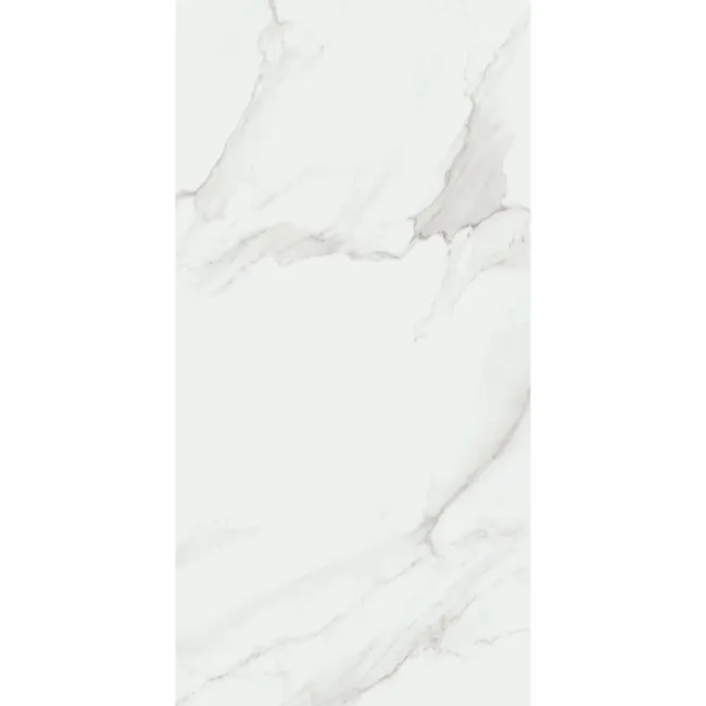 Lumiere White Marble Effect Large Matt Vitrified Ceramic Tile