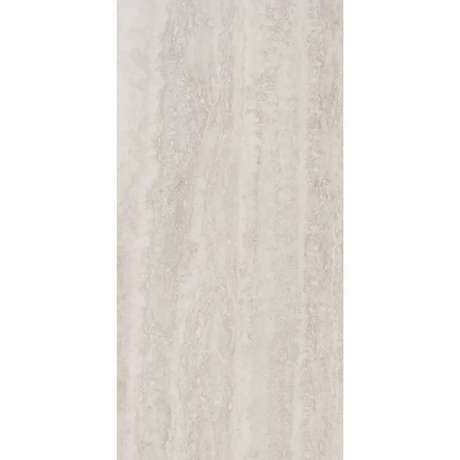 Travertino Light Grey Stone Effect Matt Porcelain Wall & Floor Tile