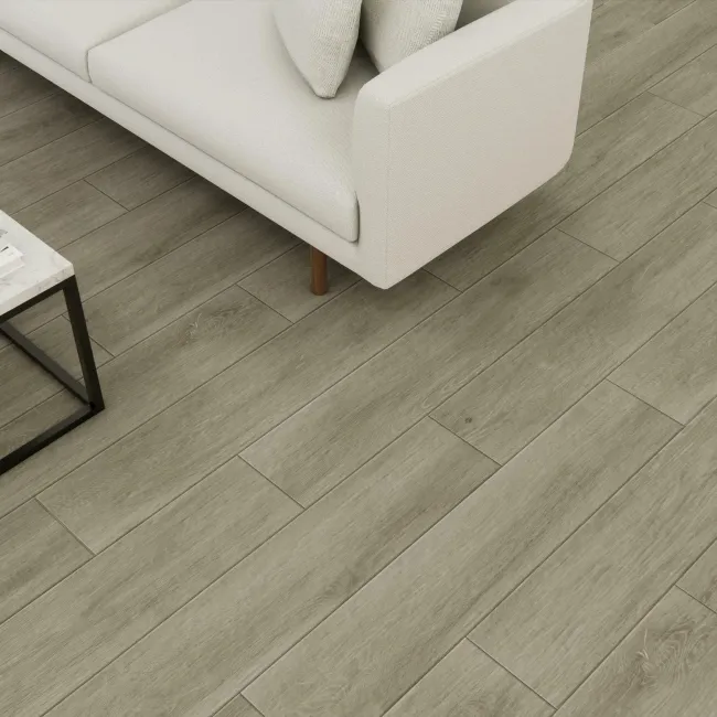 Trunk Grey Oak Wood Effect Anti Slip Porcelain Floor Tile