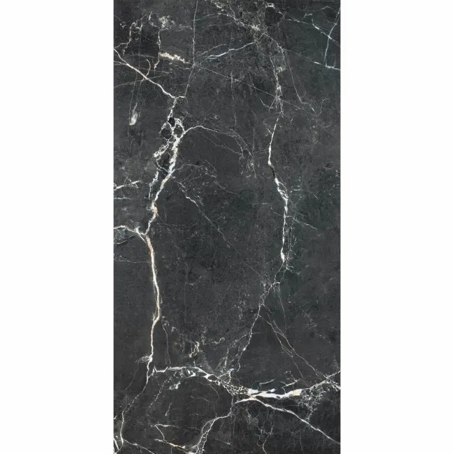 Roca Venato Black Marble Effect Matt Porcelain Wall Tile