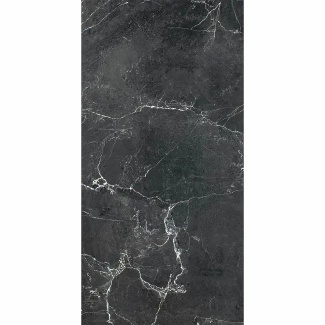 Roca Venato Black Marble Effect Matt Porcelain Wall Tile