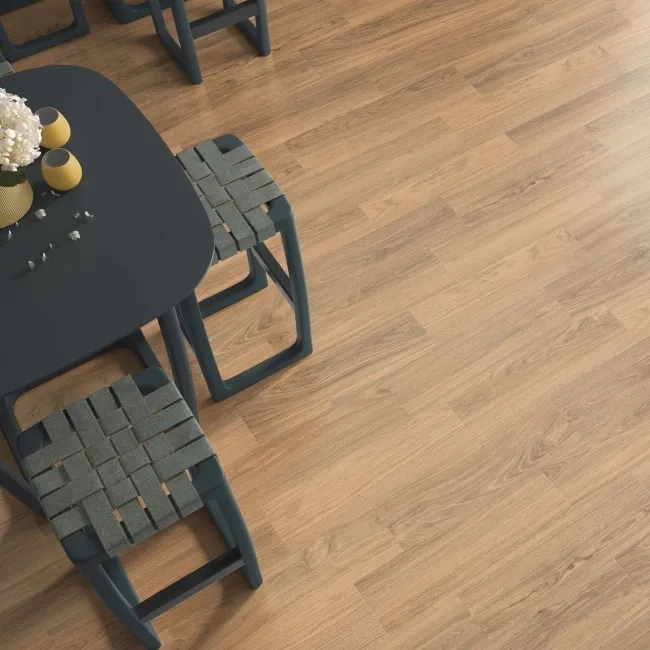 Gironde Roble Oak Wood Effect Matt Porcelain Floor Tile