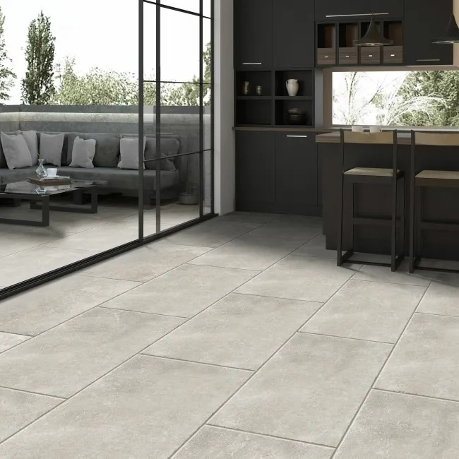 Imperial Grey Chiseled Edge Stone Effect Italian Porcelain Tile