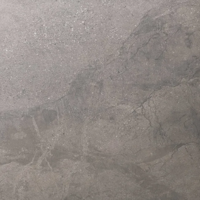 Portman Grey Stone Effect Matt Porcelain Outdoor Slab Tile