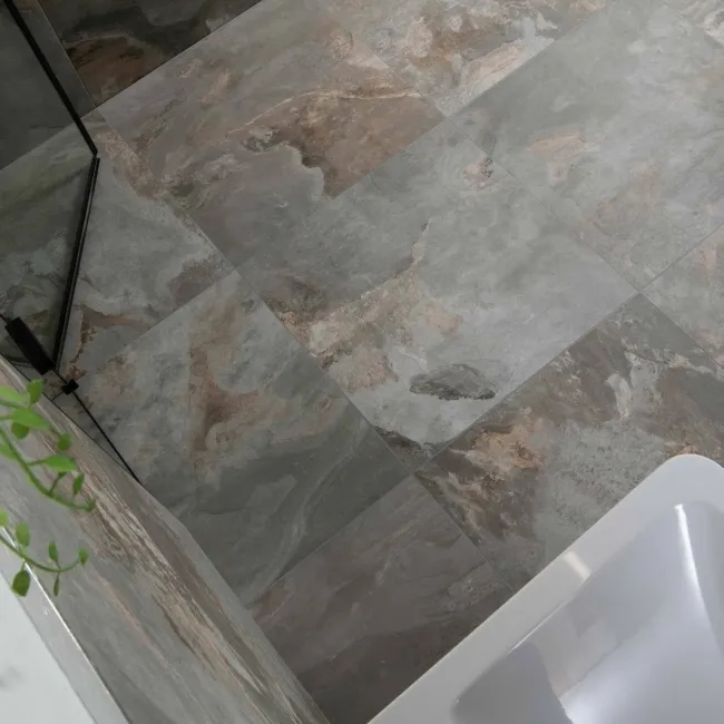 Slate Way Grey Matt Porcelain Floor Tile