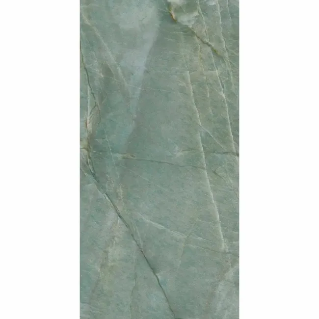 Roca Topazio Green Marble Effect Polished Porcelain Wall & Floor Tile