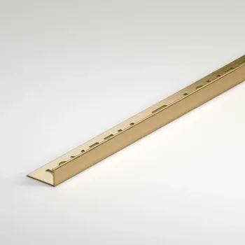 10mm Matt Gold Square Edge Trim