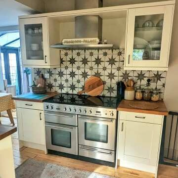 Metropolis Star Black Wall and Floor Tiles