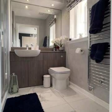 Carrara White Gloss Marble Effect Rectified Vitrified Ceramic Floor Tile