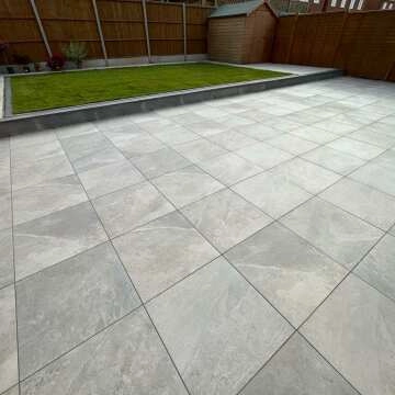 Maverick Grey Outdoor Slab Tiles