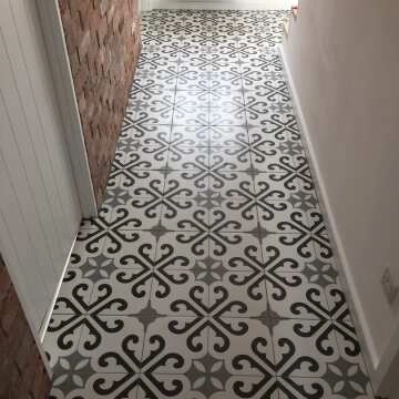 Derby Pattern Porcelain Floor Tiles