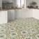 Granada Green Victorian Patterned Matt Ceramic Floor Tile