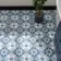 Rabat Blue Pattern Matt Ceramic Floor Tile