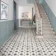 Star Blue Patterned Matt Ceramic Floor Tile