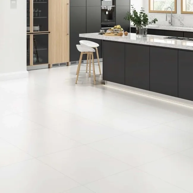 Blanco Rectified Matt Porcelain Floor Tile