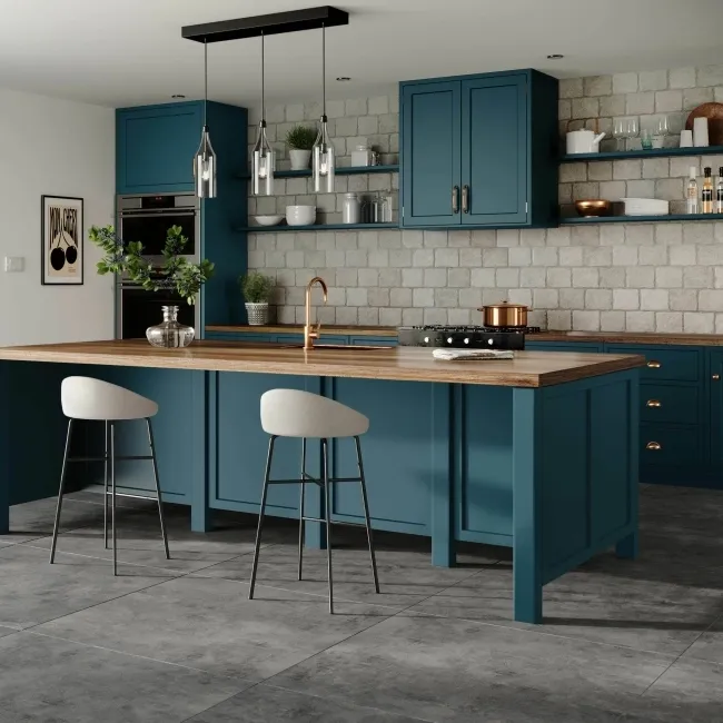 Bologna White Cobblestone Effect Matt Porcelain Wall Tile