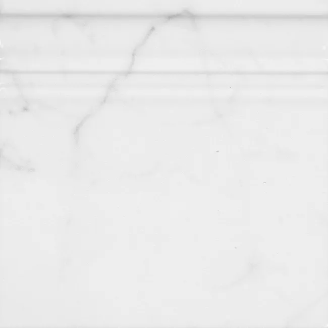 Carrara White Marble Effect Gloss Skirting Wall Tiles