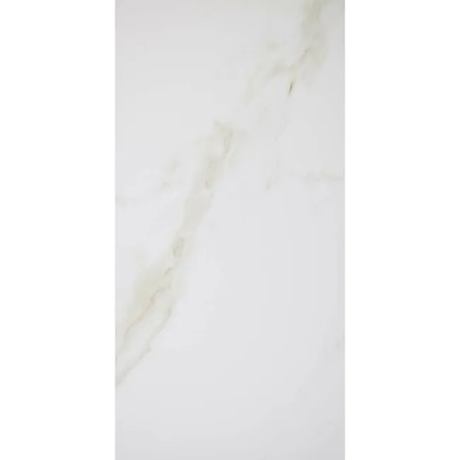 Carrara Gold Gloss Marble Effect Vitrified Ceramic Wall and Floor Tile