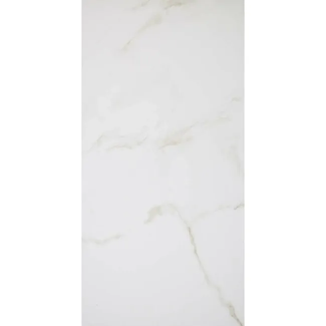 Carrara Gold Gloss Marble Effect Vitrified Ceramic Wall and Floor Tile