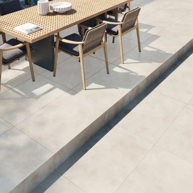 Etna Marfil Concrete Effect Matt Porcelain Outdoor Slab