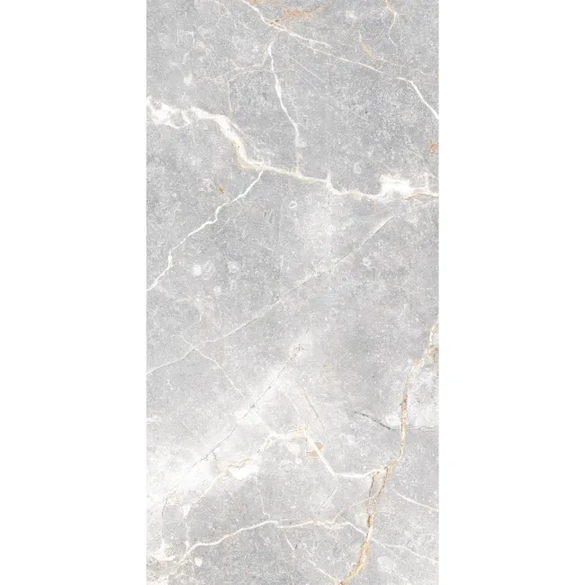 Harmony Light Grey Marble Effect Matt Porcelain Tile