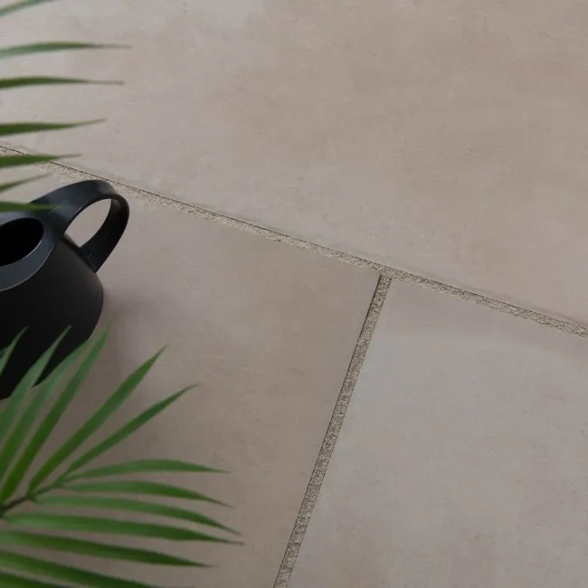 Kingsbury Beige Rustic Edge Stone Effect Porcelain Outdoor Slab