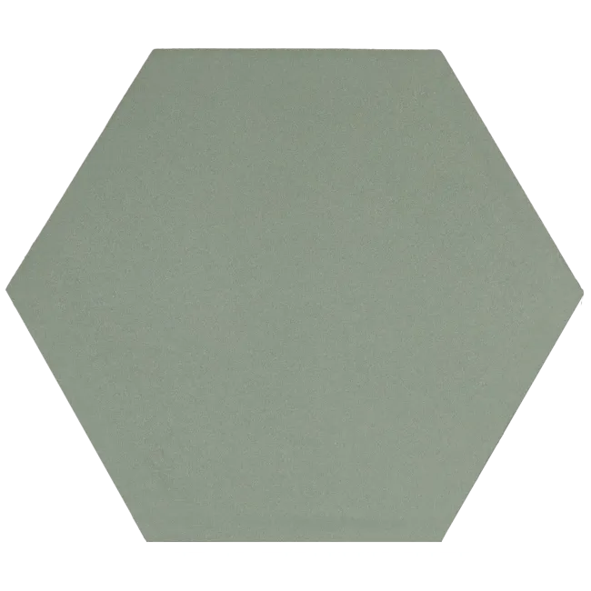 Kromatika Hexagon Green Porcelain Wall & Floor Tile