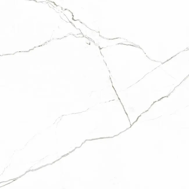 Roca Lincoln White Marble Effect Matt Porcelain Floor Tile