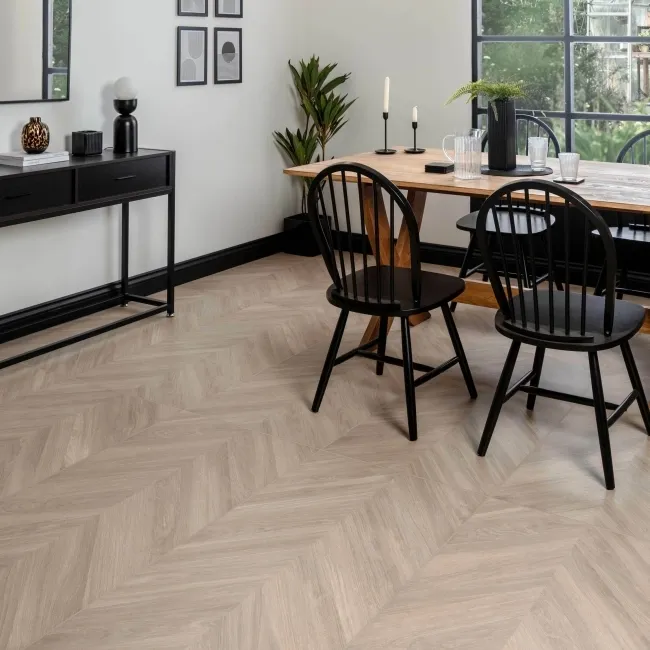 Loire Maple Matt Chevron Wood Effect Porcelain Floor Tile