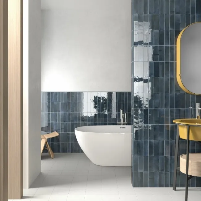 Luma Blue Night Gloss Ceramic Wall Tile