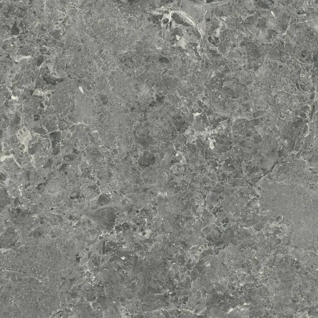 Roca Marais Dark Grey Marble Effect Matt Porcelain Floor Tile