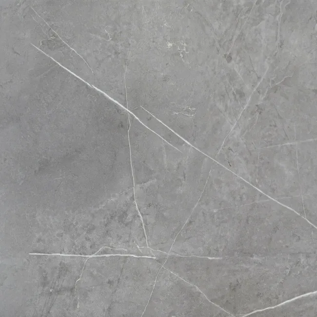 Marble Deluxe Grey Tile Luxury Click Vinyl Flooring 6mm